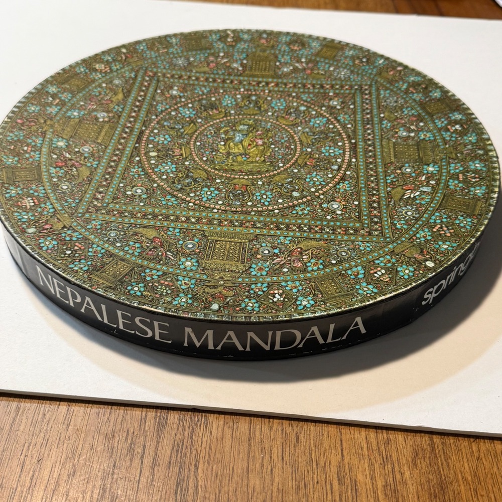 Vintage 1971 Springbok Circular Nepalese Mandala 500 Piece Complete Puzzle